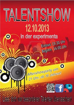 Plakat zur Talentshow
