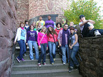 Gruppenbild vom Jugendgemeinderat auf Burg Liebenzell