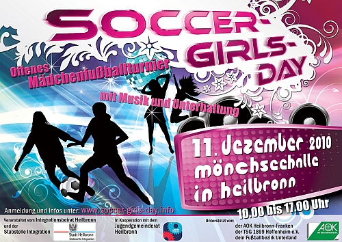 Plakat zum Soccer Girls Day